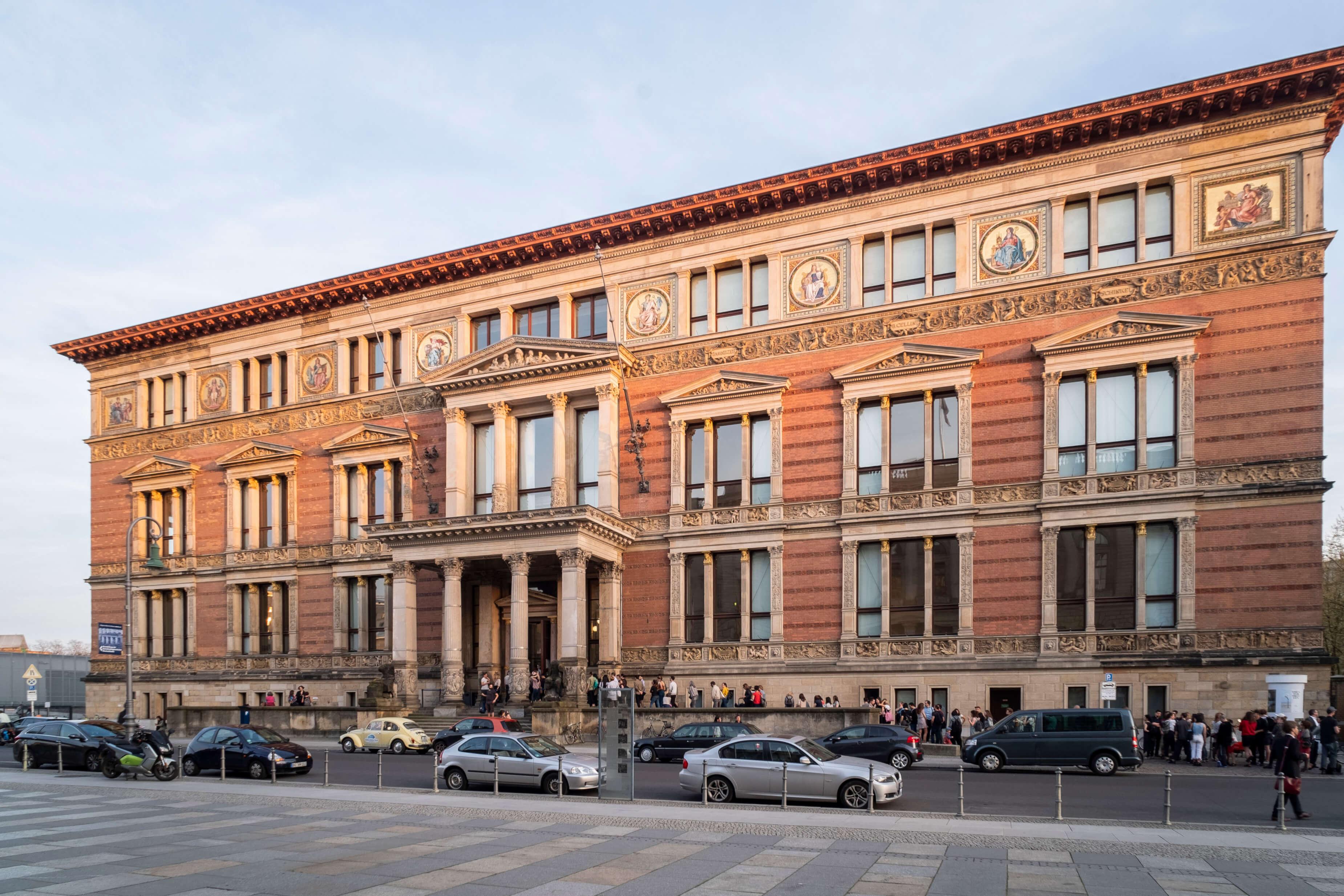 The Gropius Bau: exterior view of the the neo-Renaissance building.