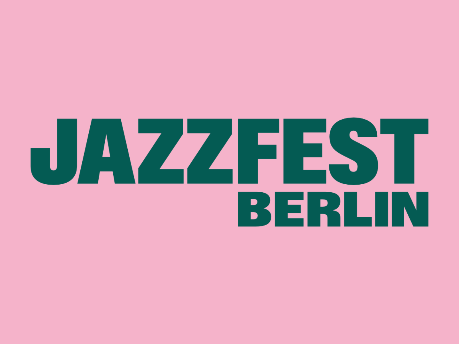 Key visual Jazzfest Berlin 2025