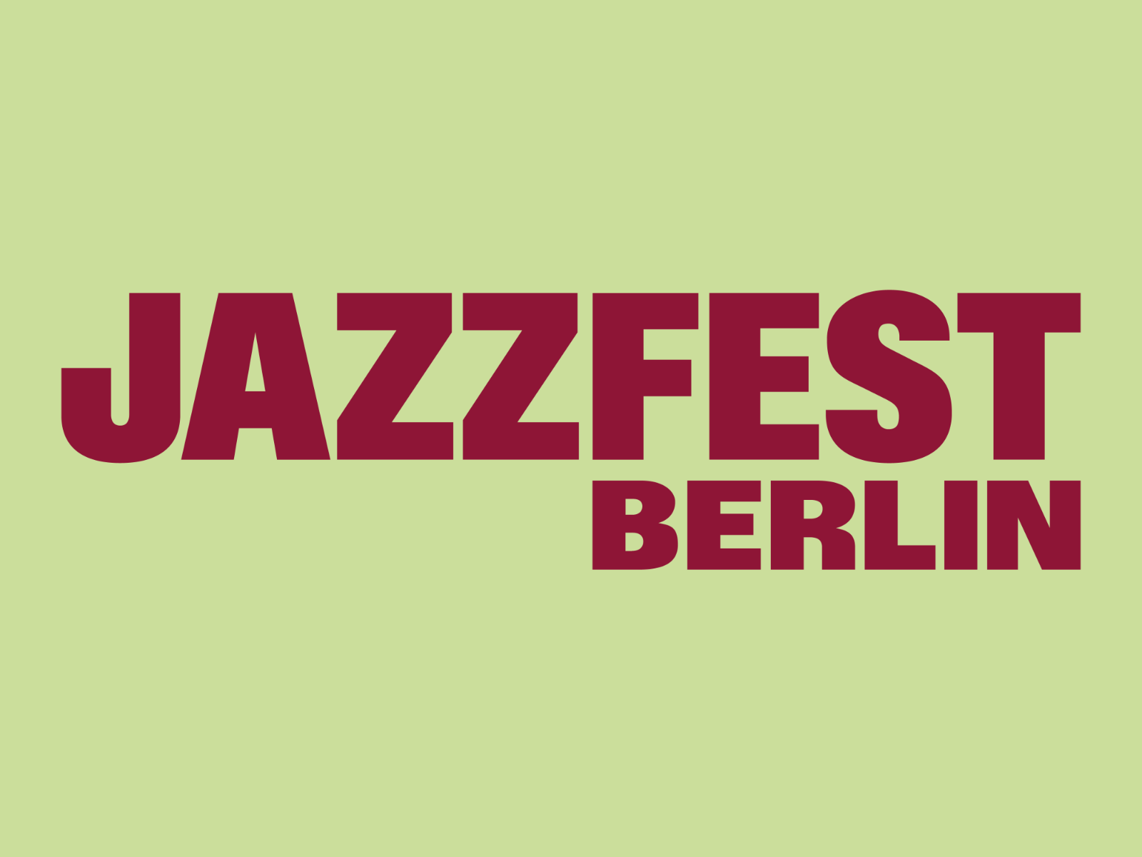 Key visual Jazzfest Berlin 2026