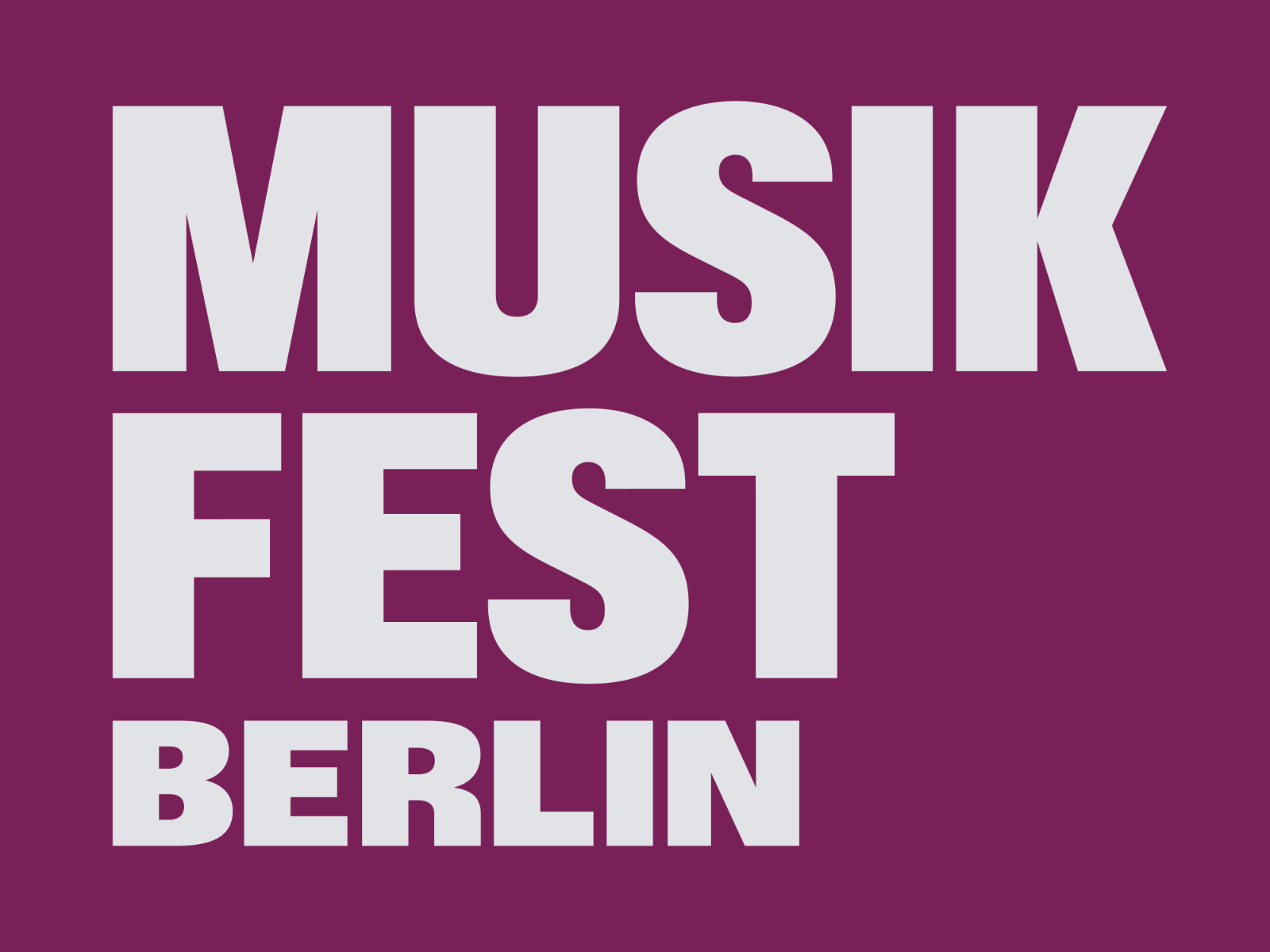 Motiv Musikfest Berlin 2026