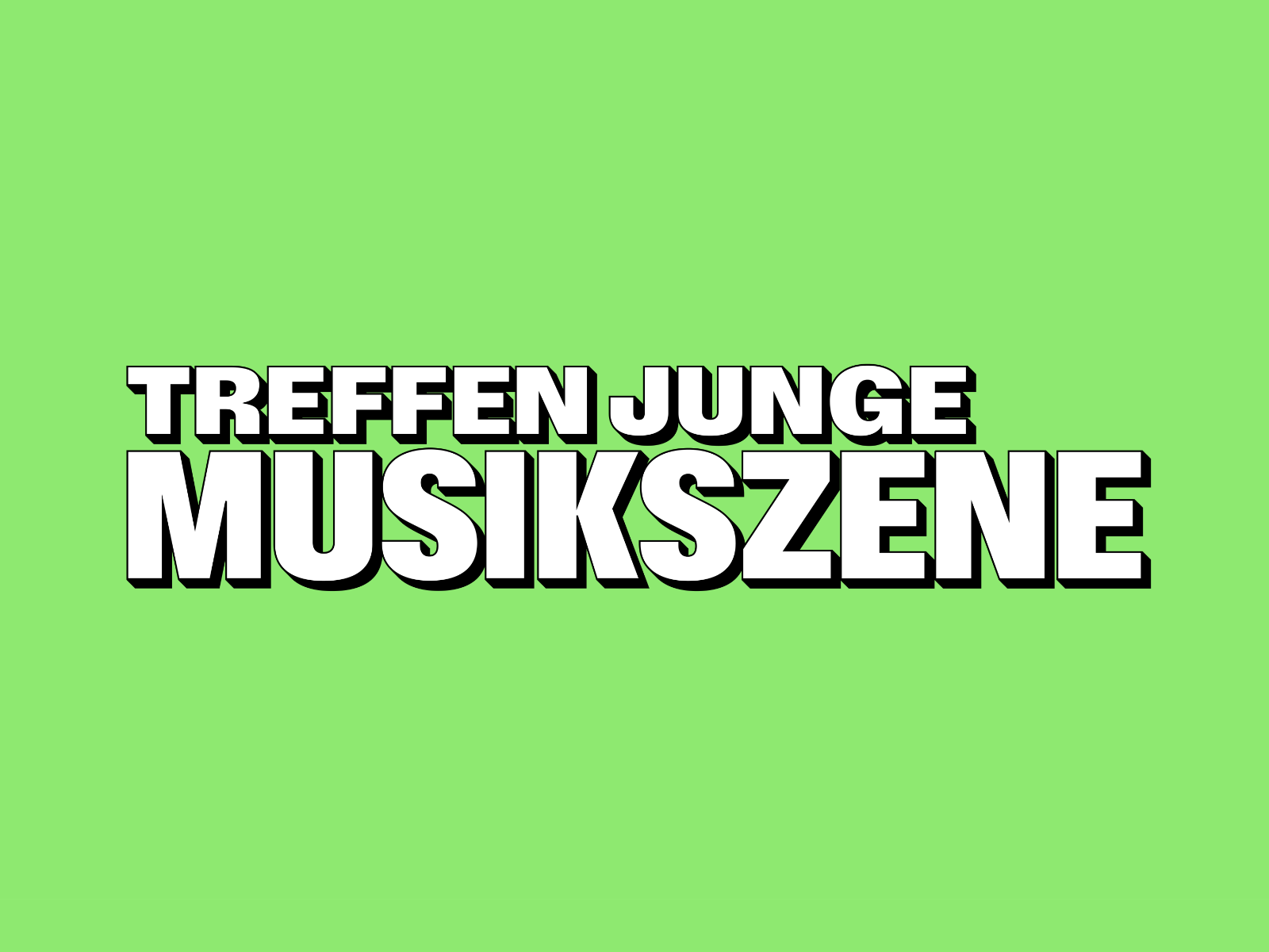 Word mark Treffen junge Musikszene